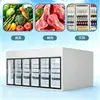 Equipo de refrigeración suministrado de fábrica: Almacén de congelación rápida de carne fresca de supermercado, unidad de refrigeración para exhibición de bebidas de tienda de conveniencia