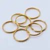 200 Piezas/Paquete Accesorios para Llaveros DIY Material Anillo Doble Anillo Abierto Anillo de Caballo Anillo Doble Anillo Metálico