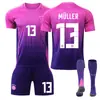 Venta al por mayor de fábrica Copa Europea Mundial Alemán Brasil Argentina Messi No. 10 Camiseta No. Conjunto de Uniforme de Fútbol 7 Ronaldo