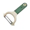 Meibosi 3011 Pelador de Doble Color Cuchillo Pelador Multifuncional de Acero Inoxidable Utensilio de Cocina