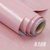 Papel tapiz autoadhesivo de pintura perlada de color sólido, material de PVC, para renovación de muebles de gabinete, pegatinas decorativas impermeables