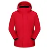 Estilo Otoño e Invierno Patchwork Cuatro Lados Color Sólido Exterior Dos Piezas Ropa de Trabajo Logo Personalizado Exterior Cortavientos Impermeable Impresión Superior