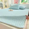 2026 Novo Modelo Tapete de Resfriamento de Silicone Cor Sólida Conjunto de Três Peças