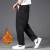 Pantalones de trabajo de alta gama de Hong Kong para hombre, corte recto holgado, estilo fino de verano 2026, talla grande, pantalones casuales de pierna ancha