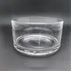 Portavelas Aromaterapia de Vidrio Casual, Taza Baja para Velas, Taza Redonda para Cera, Recipiente para Piedras Difusoras DIY, Maceta para Suculentas