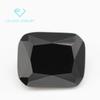 Venta al por mayor de fábrica vidrio negro rectangular piedra desnuda artificial fondo puntiagudo pequeño octogonal rectangular biselado flor de coche vidrio negro