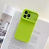 Adecuado para iPhone16PROMAX funda de silicona líquida para teléfono Apple 15 lente push-pull cubo de Rubik agujero fino 14 juegos 13