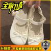 Sapatos Mary Jane Casuais Femininos com Fivela de Flor de Coração 2025 Primavera Novo Diário Versátil Saia Sapatos Pequenos de Couro