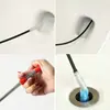 Ferramenta Multiuso Flexível de Pinça Manual de Quatro Garras Desentupidora e de Recuperação Ferramenta Deus para Tubulação de Água Esgoto Atacado