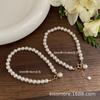 Chenmo Pulseira de Pérolas Pequenas Inteira Estilo Vintage Coreano Nicho Pulseira Elegante Estilo Francês Contas Su Pulseira Elegante Versátil Feminino