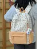 Nova Mochila Escolar Estampada para Meninas de Faculdade, Fresca e Doce, Mochila de Viagem Fofa, Mochila da Moda