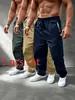 Pantalones jogger funcionales de estilo americano para trabajo, comercio exterior transfronterizo para hombres, pantalones deportivos casuales holgados con múltiples bolsillos para exteriores