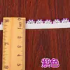 Al por mayor coloridos en stock 1.2cm concha encaje gomas para el pelo lencería hecho a mano ropa de muñeca dobladillo borde de capullo hueco banda elástica