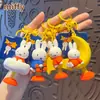 Llavero Auténtico de Conejo Miffy de Dibujos Animados Muñeco Colgante Decoración para Bolso de Pareja Adorno para Salpicadero de Coche
