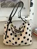 Bolsa de lunares Shuai Mi Home para mujer, gran capacidad, nuevo estilo de verano 2026, bolso de hombro cruzado casual simple, bolso de trabajo