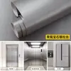 Pegatinas de Película Metálica Autoadhesivas para Puertas de Ascensor e Interiores de Automóviles, Cambio de Color y Renovación, Decoración de Refrigerador, Película de Acero Inoxidable Cepillado Plateado