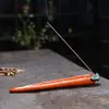 Queimador de incenso de sândalo cerâmico transfronteiriço, inserção de incenso, porta-incenso criativo de linha de cenoura americana e pastoral, caixa de incenso