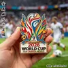 Ímãs de Geladeira de Madeira Comemorativos Populares da Copa do Mundo de 2026 Apresentando Marcos e Bandeiras dos EUA, Canadá e México