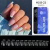 Uñas Nuevas Caja Blanca Porcelana Uñas Ultrafinas Sin Costuras Semiesmeriladas Ballet Cuadradas Uñas Postizas No Talladas 550
