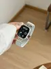 Pulseira de relógio de nylon trançado com fivela magnética D-ring adequada para Apple Watch iwatch 12ª gen 11/10 Ultra/SE 9/8