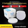 Folha de Lixa Flocada Branca Lixa Autoadesiva 4 polegadas 5 polegadas Marcenaria Metal Lixamento Polimento Disco de Lixa para Lixamento a Seco Atacado de Fábrica