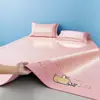 Esterilla Refrigerante de Seda de Hielo de Verano para Uso Doméstico, Nuevo Modelo 2026, Doble Uso para Invierno y Verano, Esterilla de Bambú Lavable a Máquina, Sábana de Verano, Esterilla de Paja
