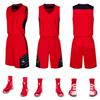 Traje de baloncesto al por mayor para hombre y mujer, verano, absorbente de sudor, transpirable, ropa para niños, ropa de entrenamiento, ropa de equipo, chaleco de secado rápido, estampado