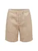 Shorts Casuais Masculinos Transfronteiriços, Seda Gelada Secagem Rápida Estilo Japonês Cor Sólida Simples Cordão Shorts de Cinco Pontos, Shorts Finos Juvenis para Homens