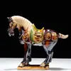 Luoyang Tang Sancai Caballo de Cerámica País Regalo Caballo Seis Caballos Decoración del Hogar Adornos Caballo Clásico Venta al por Mayor