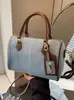 Bolsa de Almofada em Jeans Feminina Retrô 2025 Nova Moda Bolsa de Mão Casual Versátil para o Dia a Dia Bolsa de Ombro Transversal