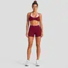 Conjunto de ropa de yoga para mujer transfronterizo con lunares de color contrastante, sujetador deportivo de cuello halter, conjunto de shorts de ciclismo al aire libre para fitness de secado rápido