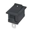 Kcd1 Forma de Barco 15*21mm Dos Pines Dos Posiciones Negro con Punto Blanco Interruptor de Reinicio Seguridad Cqc Dispositivo Médico