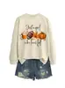 Solo una chica que ama el otoño Amazon eBay sitio independiente sudadera casual cómoda para mujer