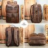 Mochila Marlette Retro Couro Genuíno Mochila Masculina de Alta Qualidade Mochila Crazy Horse Couro Retro Casual Outdoor Viagem Mochila