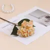 Flor Artificial Flor Individual de Hortensia Brasileña Estilo Nórdico Lujo Ligero Flor de Seda Decoración de Escritorio para el Hogar Floricultura Salón de Bodas Flor Suave