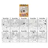 Compra directa transfronteriza de 10 hojas/paquete de pósteres para colorear de búsqueda de objetos divertidos, libros de dibujo educativos para niños, papel para colorear creativo