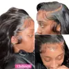 Peluca frontal de encaje 13*4 onda corporal cabello humano frontal de encaje gorro de fábrica en stock