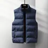 Colete masculino, novo outono e inverno estilo coreano casual acolchoado de algodão jaqueta espessa, colete masculino, colete de tamanho grande para jovens atacado