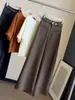 Pantalones de traje para mujer de pierna ancha de cintura alta, nuevos para el otoño de 2026, elegantes para ir al trabajo, holgados, de pierna recta, con caída, hasta el suelo, casuales