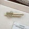 Horquilla de Diamantes Completa Estampado de Leopardo Retro de Lujo Ligero Pinza de Pato para Flequillo Lateral Pinza Lateral Accesorios para el Cabello Venta al por Mayor