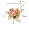 Ramo de novia bohemio con flores para boda, dama de honor, ramillete de rosas, traje de flores para muñeca, cinta, borde cruzado, gran oferta
