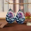 Aretes de Acrílico Gota de Agua Producto Nuevo Día de San Valentín Submarino Acrílico Regalo Transfronterizo Mariposa Aretes para Mujer y Navidad