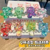 Tortuga adorno de escritorio grande para cortar fruta personalizada, juguete rompecabezas líquido con aceite, lindo y alivia el estrés