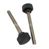 Fabricante de origen 15 mm/M5 Acero inoxidable Recto moleteado Tornillos de cabeza de goma Tornillos apretados a mano Pernos de manija