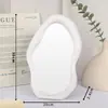 Espelho Simples para Mesa Estilo Creme Espelho para Meninas Dormitório Estudante Espelho de Beleza Casa Irregular Nuvem Mesa de Trabalho Espelho de Maquiagem