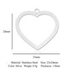 5 peças/pacote Pingente de Aço Titânio Diamante Amor Impressão Digital Pés Acessórios de Joias DIY Pingente de Aço Inoxidável Bebê Mãe