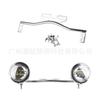 Suporte da lâmpada de nevoeiro da motocicleta Harley instalação da lâmpada auxiliar suporte da lâmpada pára-choques dianteiro modificação acessórios de suporte fixo