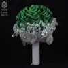 Productos de boda amados, novia de boda de perla coreana con flores, suministros creativos para bodas occidentales, ramo de boda al por mayor