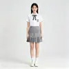 Uniforme escolar de estilo universitario, traje gris, unisex, adecuado para estudiantes de secundaria y primaria, se usa como uniforme de clase, para el día del deporte, actuaciones corales y recitaciones