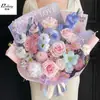 Série de Pintura a Óleo Inglês Simples Papel Kraft Papel de Embrulho Flor Papel de Embrulho Flor Arte Flor Material DIY Papel de Arte